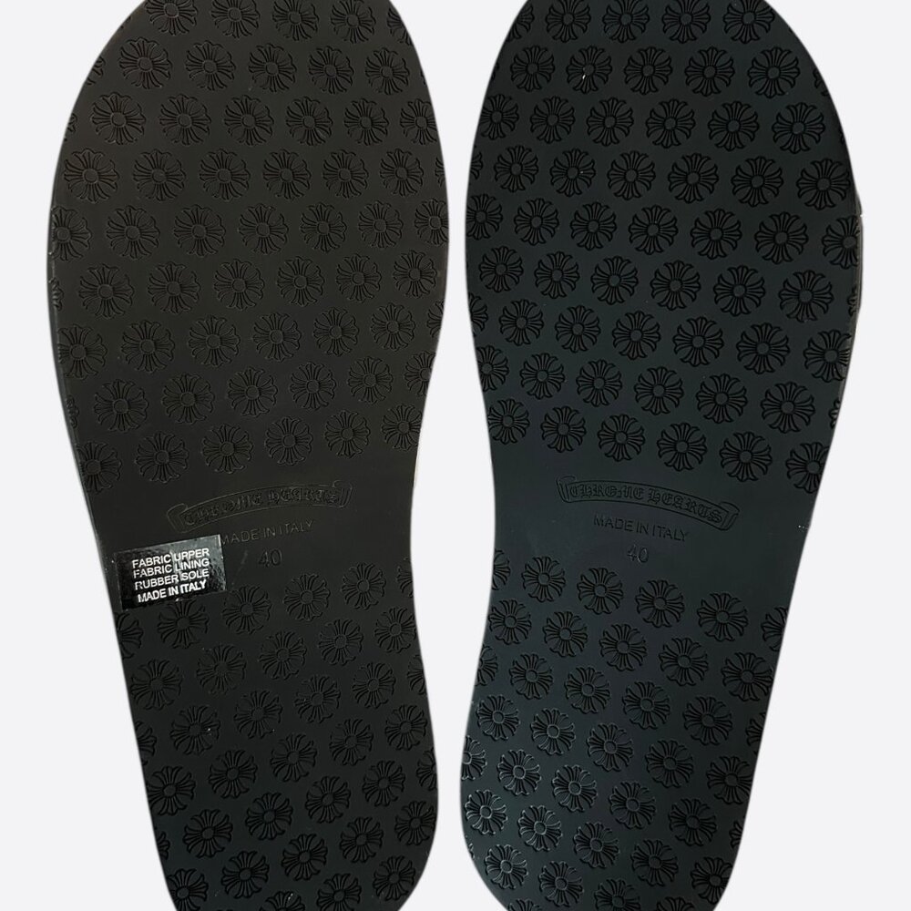 Chrome Hearts Red Cross Patch Cow Slides - image 7